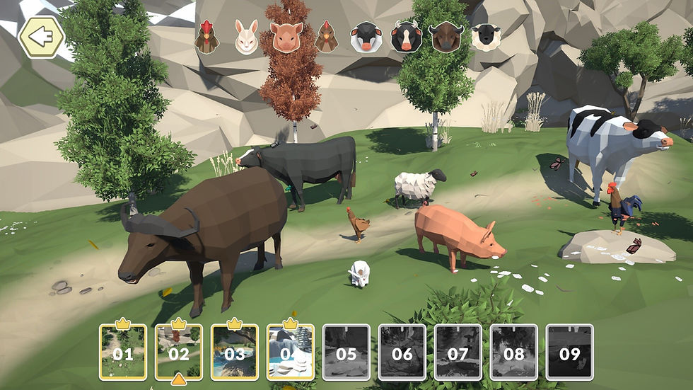 Animals in Pieceful