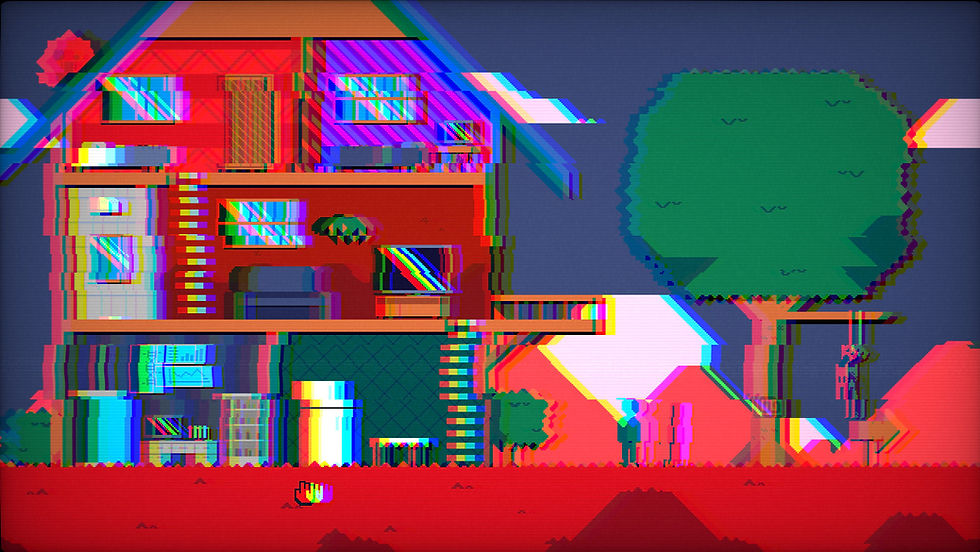 The very end of the demo in Kick the Pinata