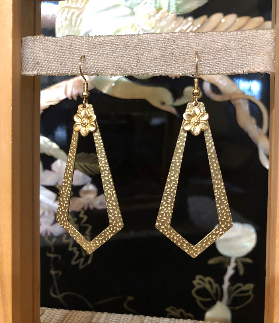 Thumbnail: “Floral Flirt” Dangle Earrings 