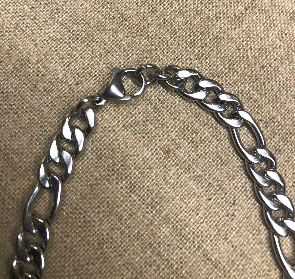 Thumbnail: Stainless Steel Figaro Chain  