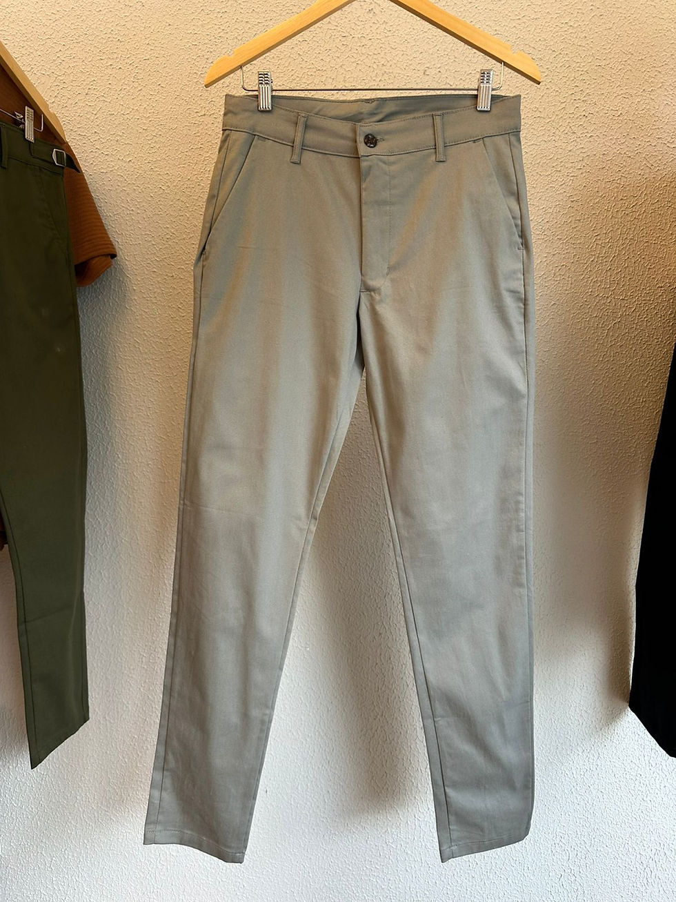 Calça Sarja Confort - Cinza