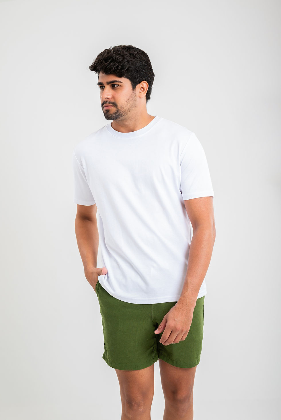 Miniatura: Camisa em Algodão Pima - Branco
