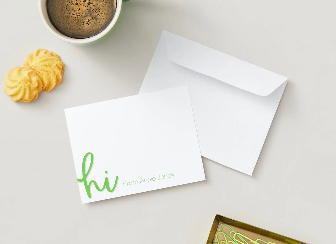 Neon Greeting Notecards (Qty 100)