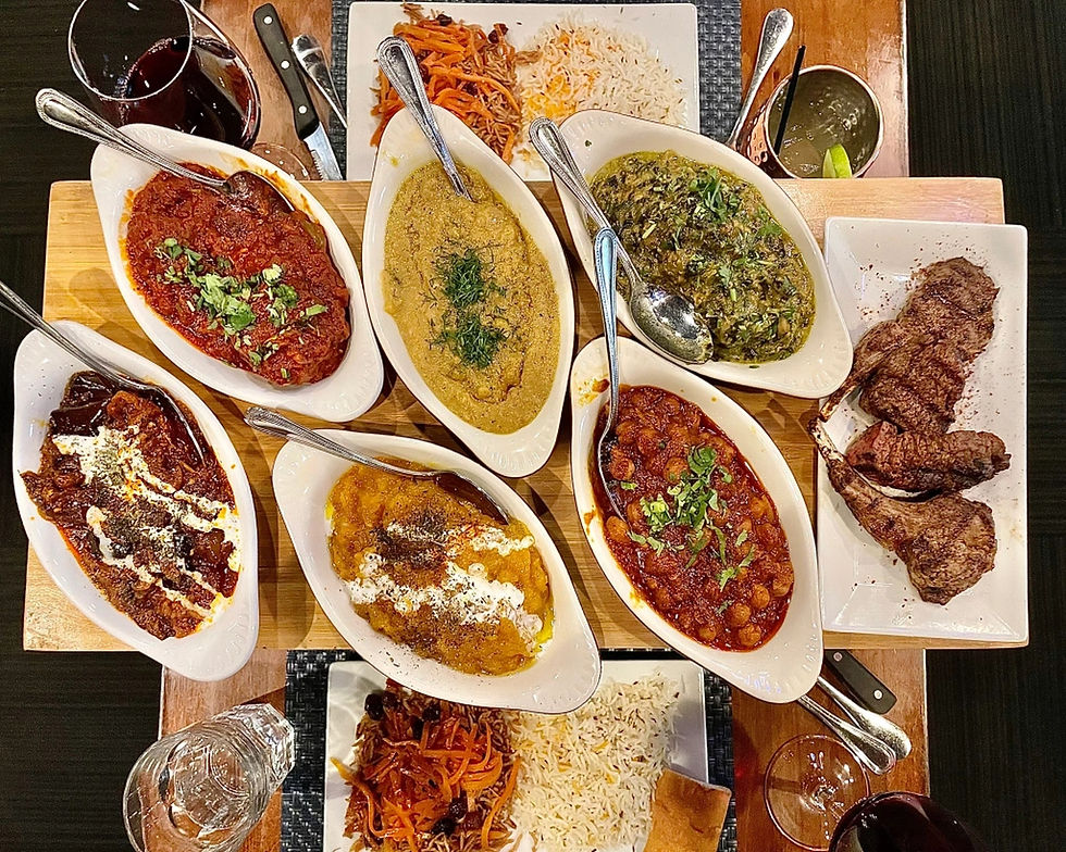 Arranged Food and Objects