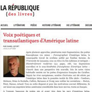 Gangotena, Huidobro, etc., par Daniel Lefort