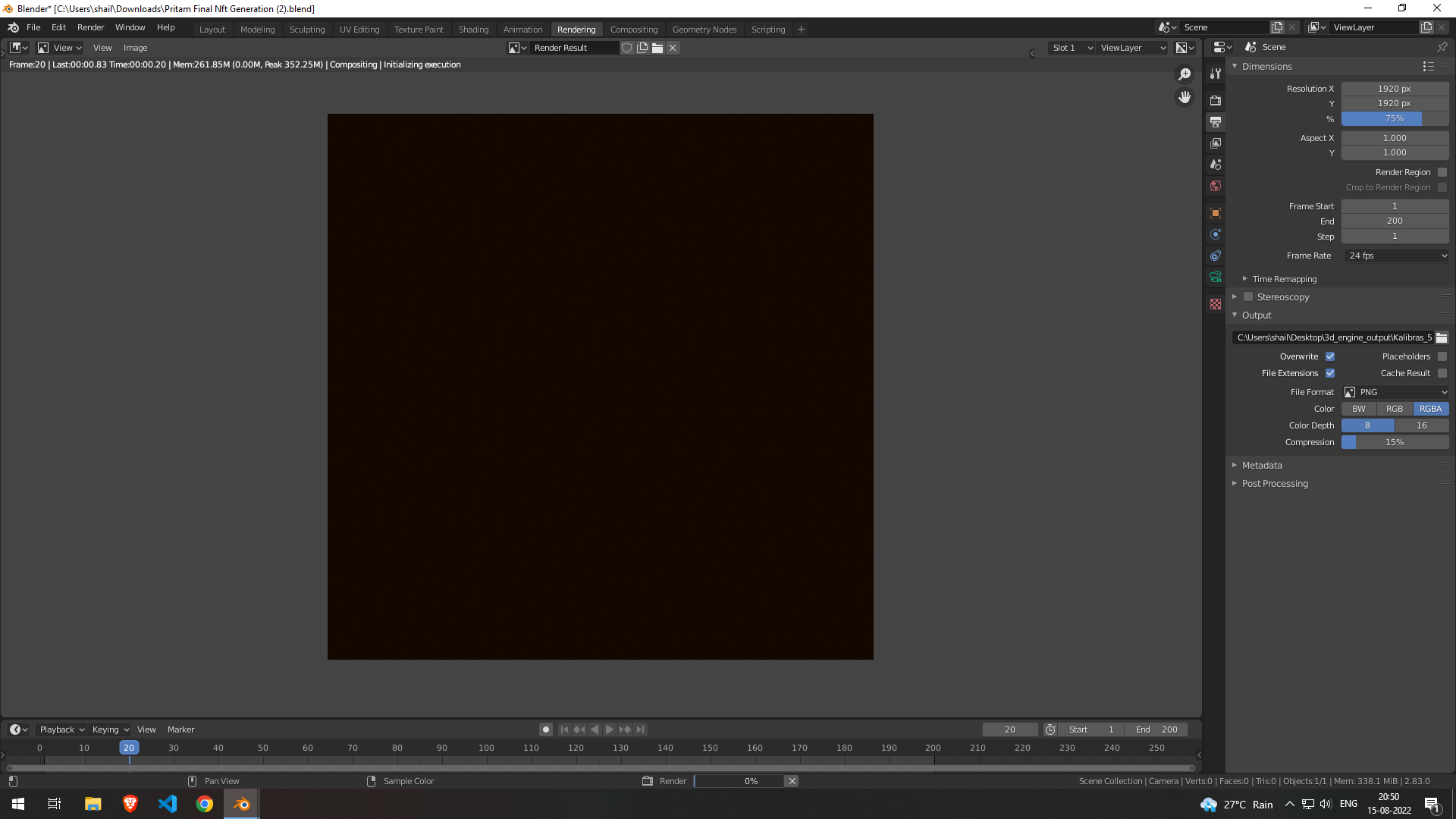 rendering fails on the headless blender server. content media