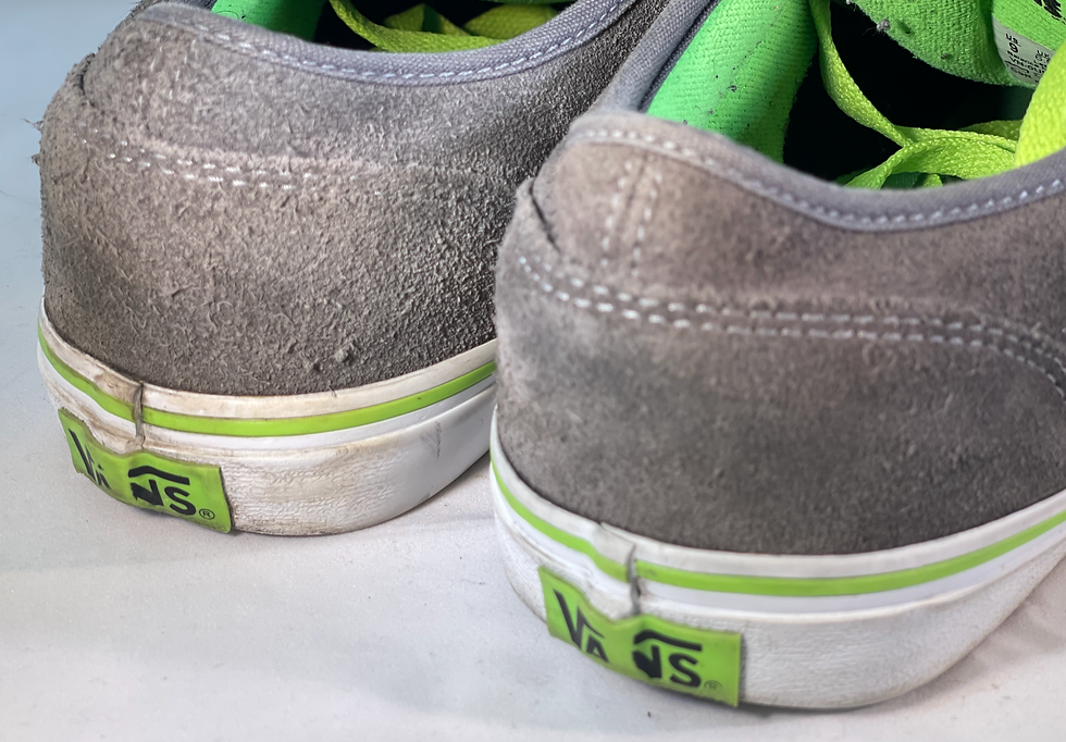 Thumbnail: Grey and Neon Green Vans