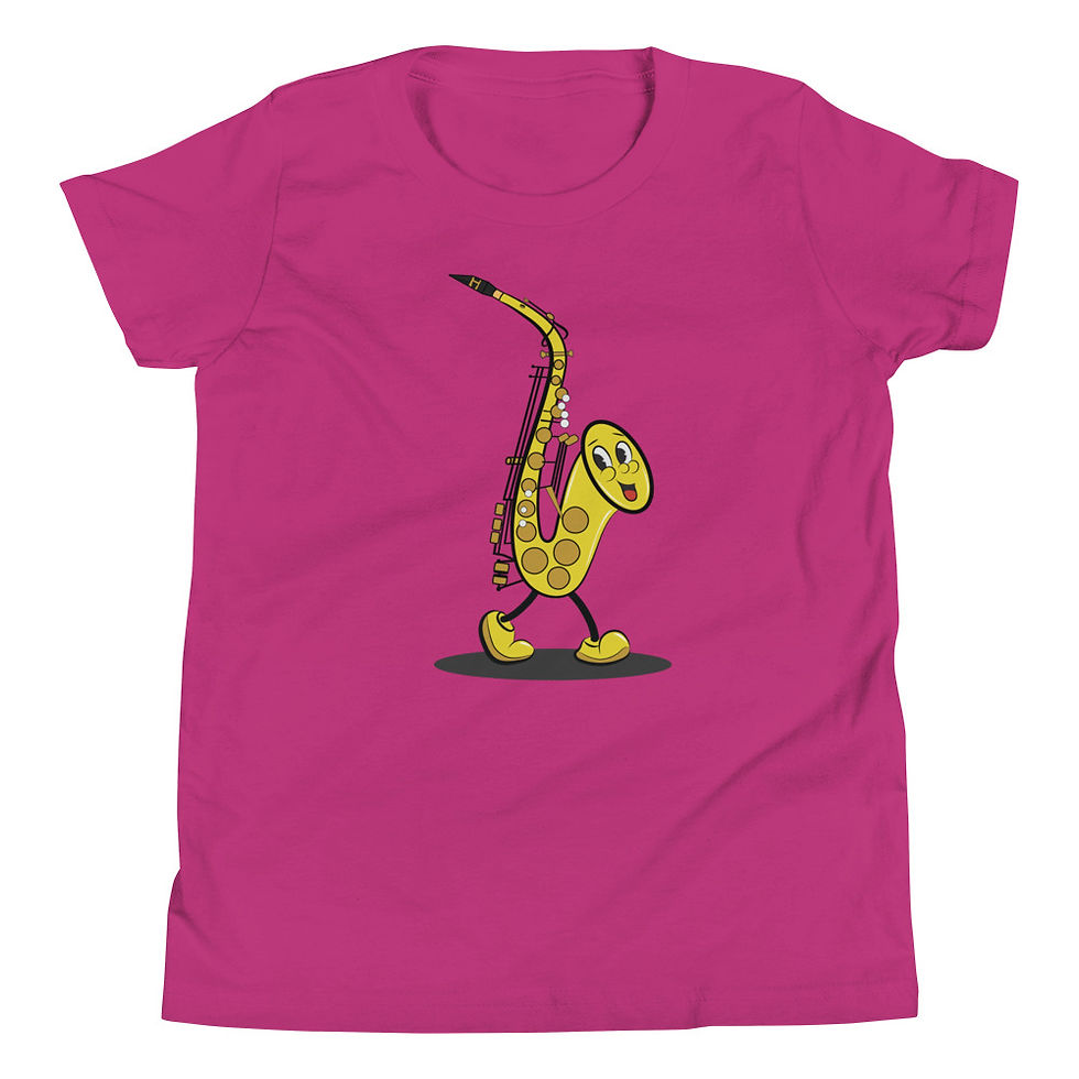 Thumbnail: Retro Saxophone Graphic Tee (Youth)