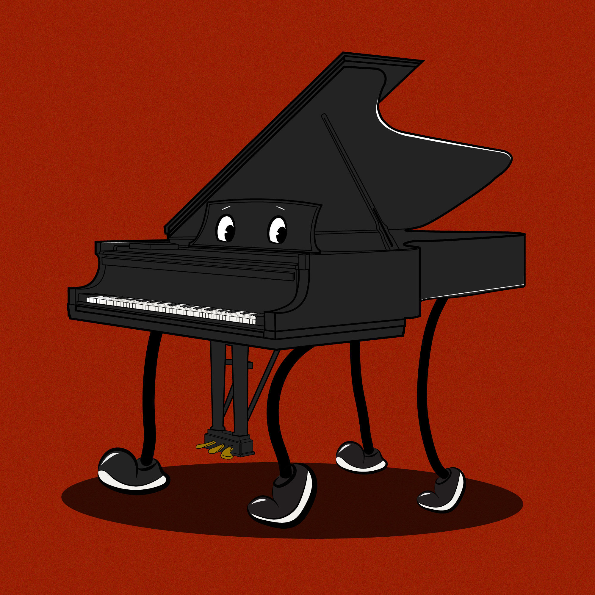 Retro Piano Graphic Tee (Youth)