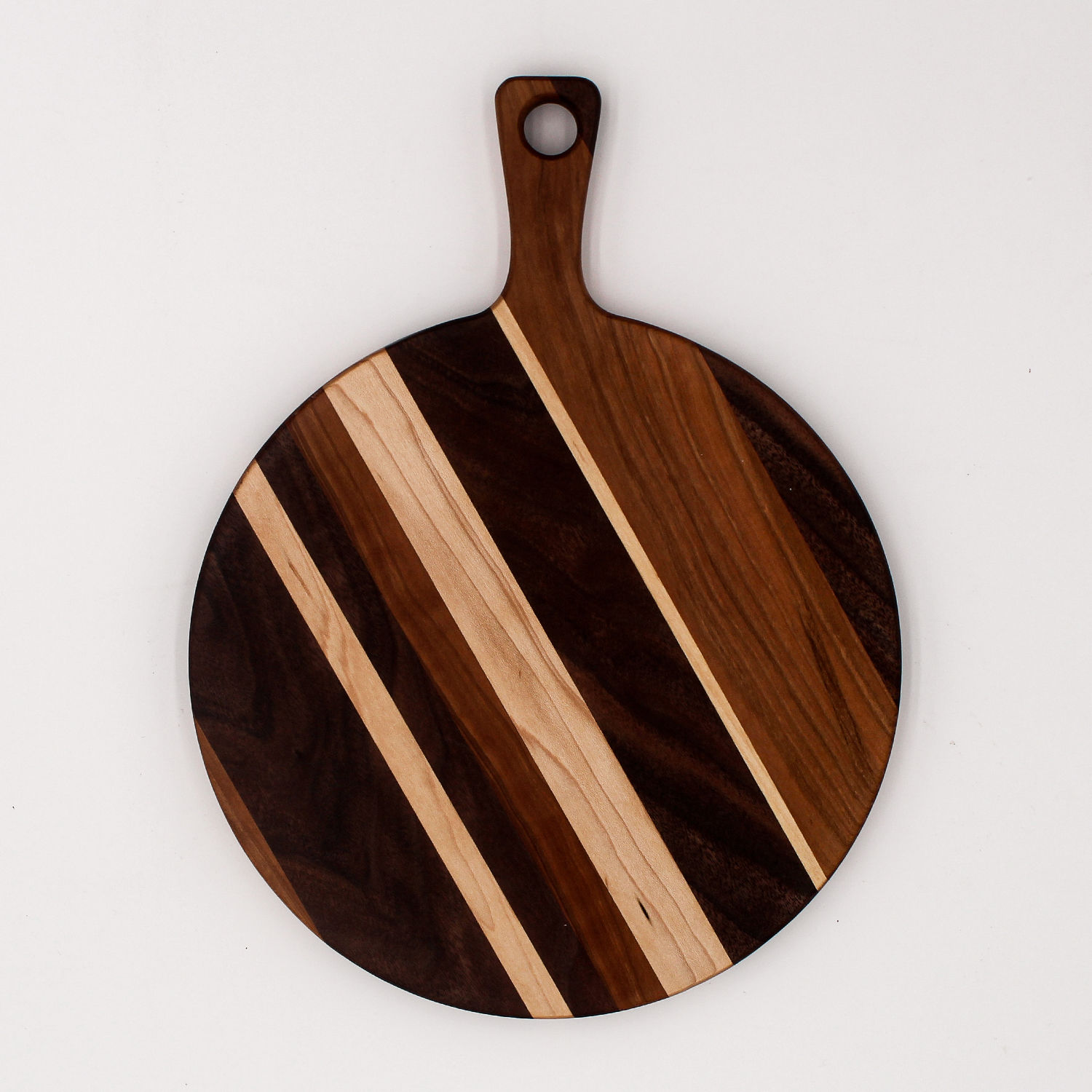 Cherry, Walnut, and Hard Maple 10" Round