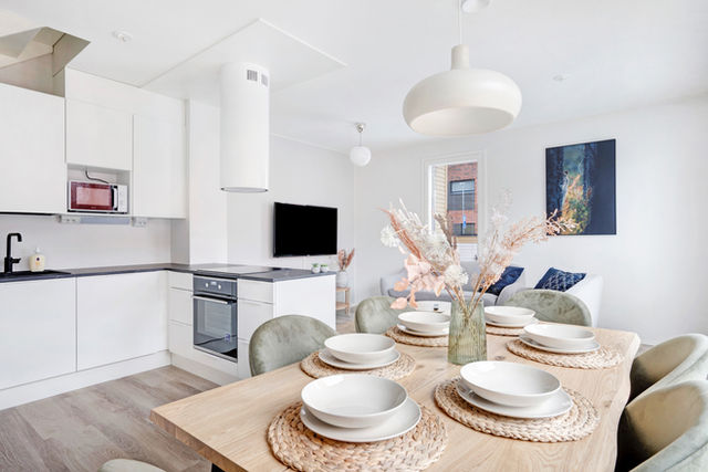 Kitchen of apartments in Vantaa