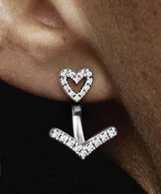 תמונה ממוזערת: עגילי חץ לב