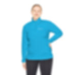 Thumbnail: Atomic Blue Quarter-Zip Pullover Design #2 (Unisex)