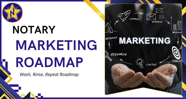 notary marketing roadmap, business planning, notary marketing strategy, goal setting, grow notary business, Notary Stars marketing plan