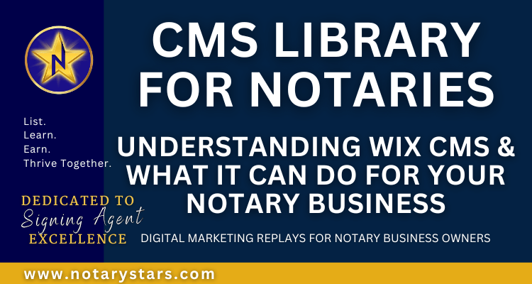 Notary marketing tools, CMS resources for website building, SEO, business organization, CMS tools for notarie, consulate lists, zip codes, geotagging, translation resources, marketing for notaries