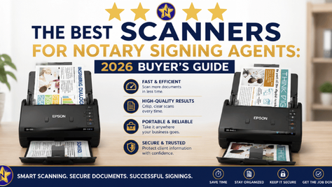 Best scanners for notary signing agents, Best scanner for notary business, Best document scanner for notaries, Best scanner for scanbacks, Portable scanner for notaries, Scanner for mobile notary