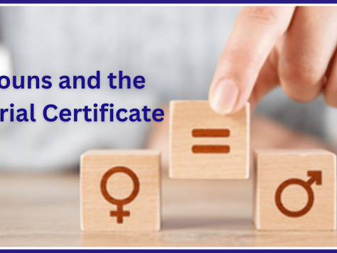 Pronouns and the Notarial Certificate