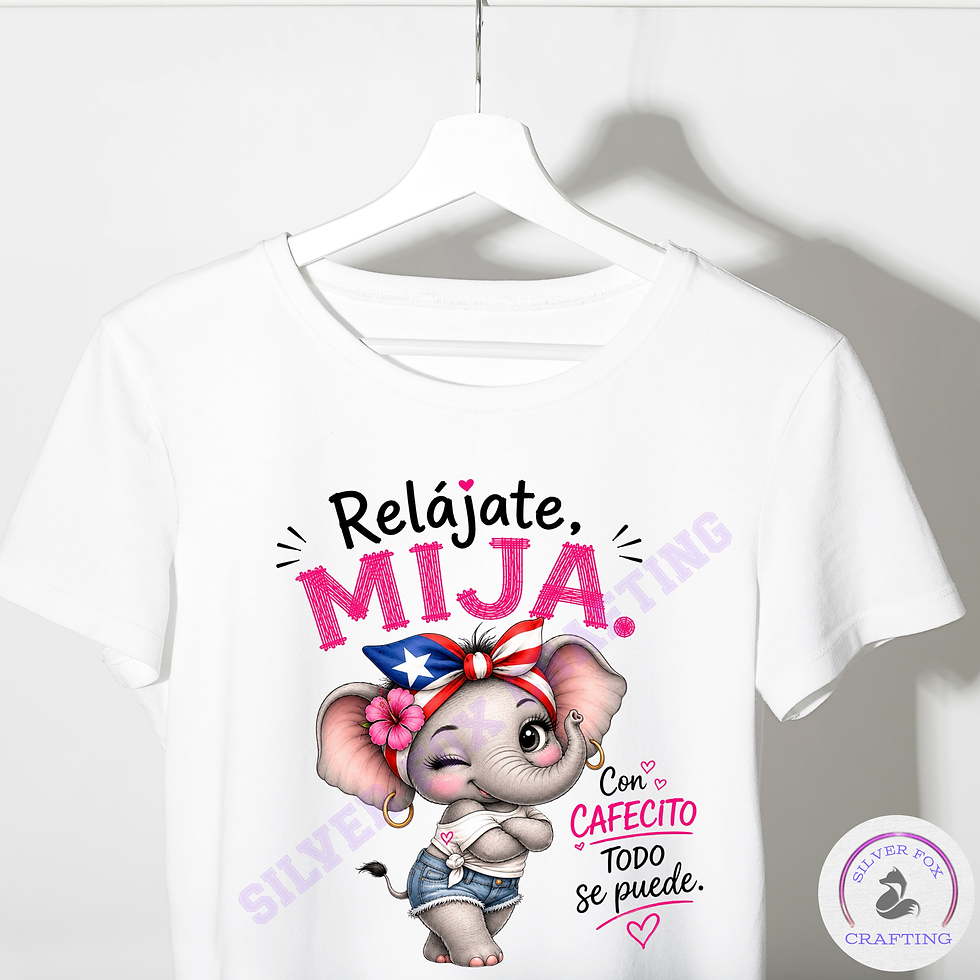 Thumbnail: Relájate Mija Shirt | Puerto Rican Cafecito Graphic Tee | Boricua Gift
