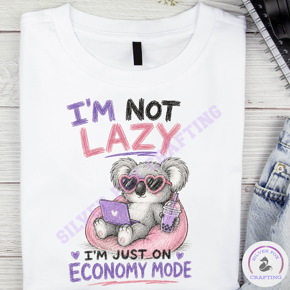 Thumbnail: Funny Koala T-Shirt | I'm Not Lazy I'm Just On Economy Mode Graphic Tee