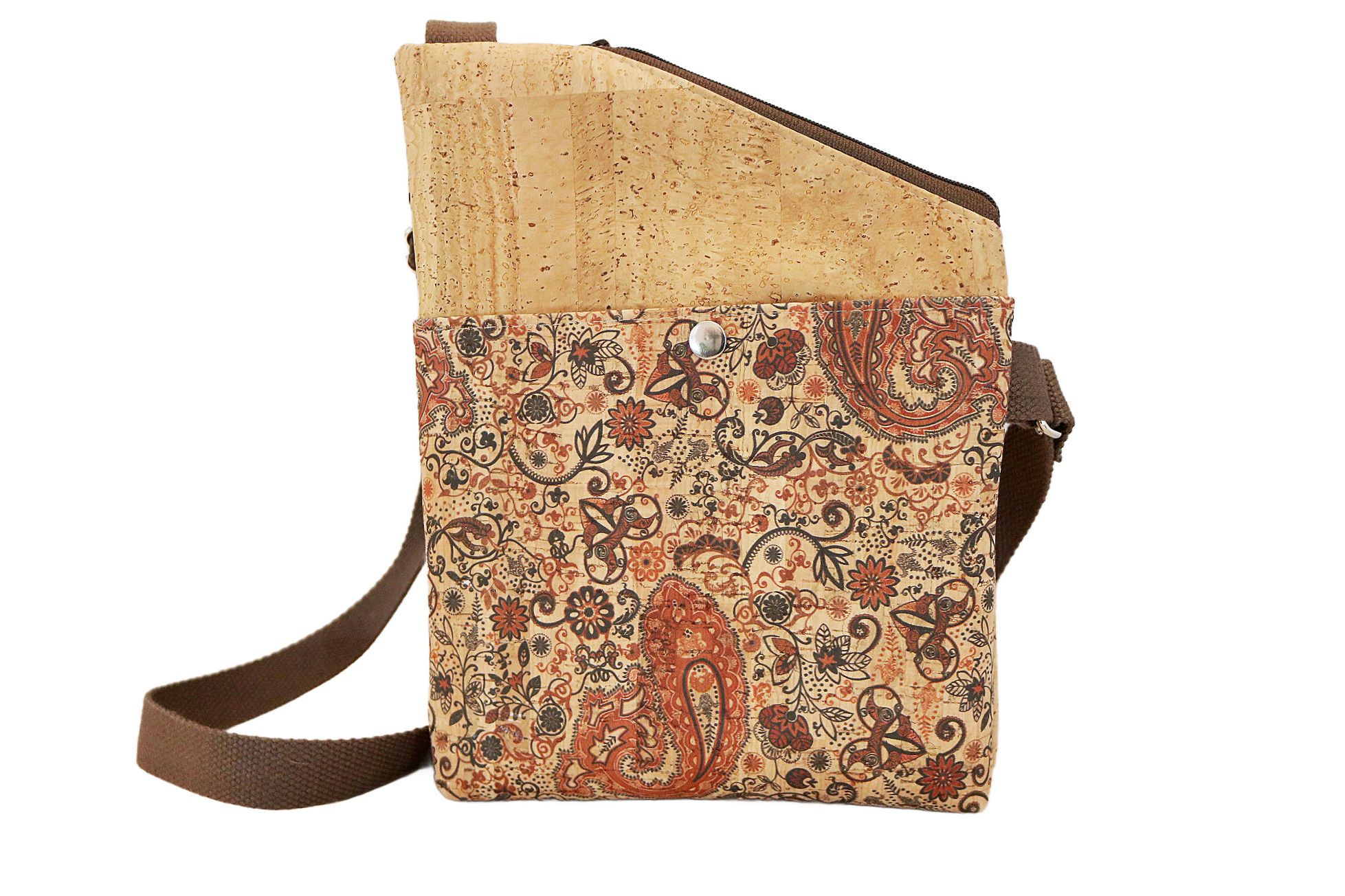 Tehama Crossbody Sling - Brown Paisley
