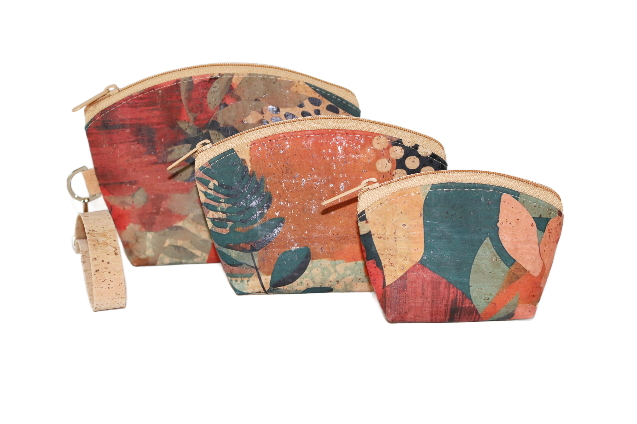 Placer Pouch Set - Tan Floral