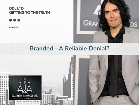 DDL Blog words with image of Russell Brand in grey suit on other side