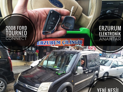 2008 Ford Tourneo Connect Yeni Nesil Sustalı Kumandalı Anahtar Yapımı