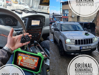 2006 Jeep Grand Cherokee Orjinal Kumandalı Anahtar Yapımı