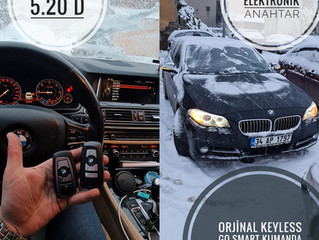 2016 Bmw 5.20 D Orjinal Keyless Go Smart Kumanda Yapımı