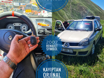 2007 Renault Symbol Kayıptan Orjinal Kumandalı Anahtar Yapımı