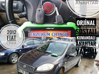 2012 Fiat Linea Orjinal Sustalı Kumandalı Anahtar Yapımı