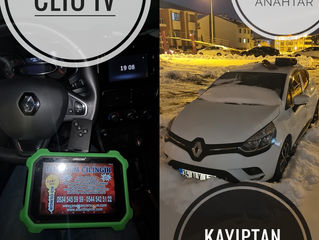 2017 Renault Clio IV Kayıptan Orjinal Smart Kart Yapımı