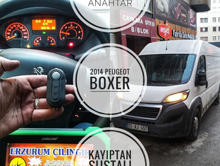 2014 Peugeot Boxer Kayıptan Sustalı Kumandalı Anahtar Yapımı