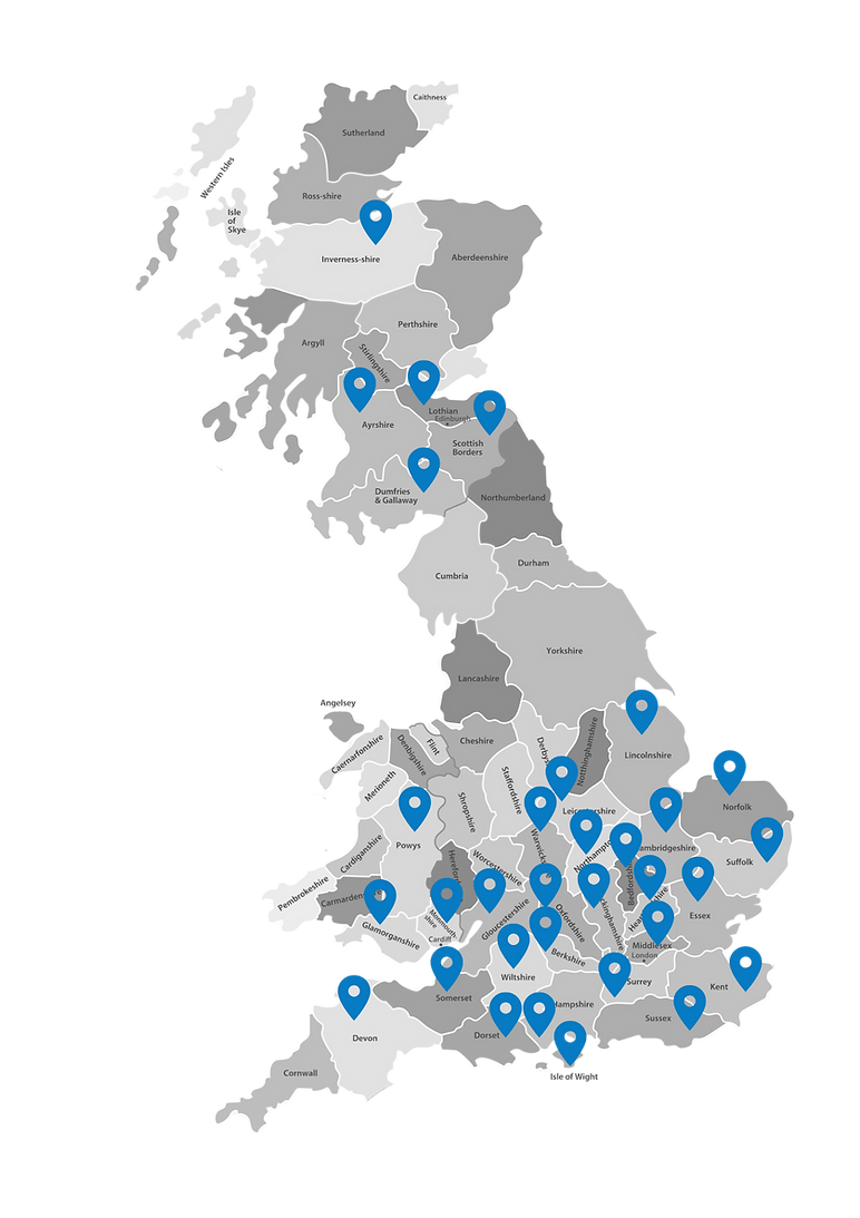 Howlett map of areas of location