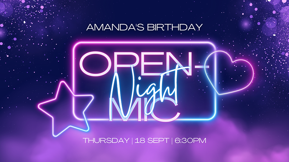 Open-Mic Night :: Amanda's Birthday