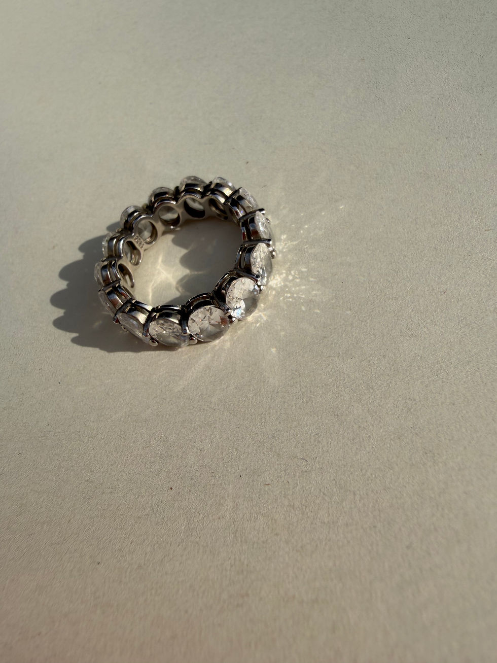 Thumbnail:  Luxury oval cut eternity ring