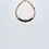 Thumbnail: Peach Sunstone & Dark Blue Moonstone Sparkling Minimalist Bracelet