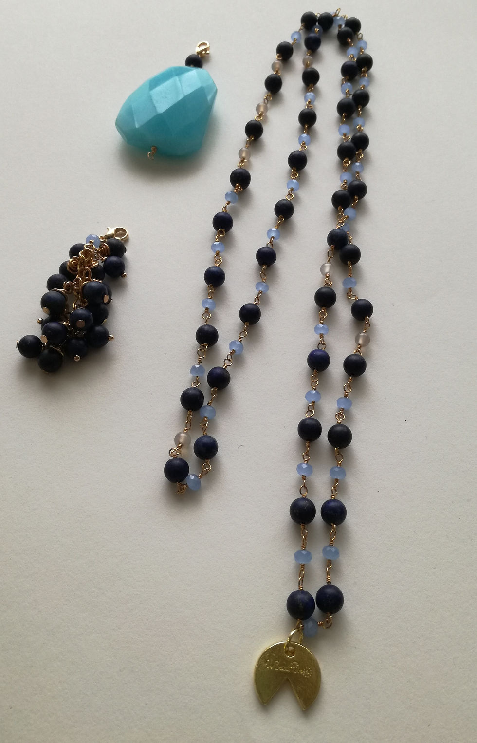 Thumbnail: Westminster, blue, necklace