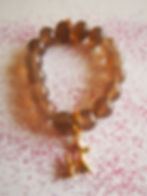anthracite agate bracelet