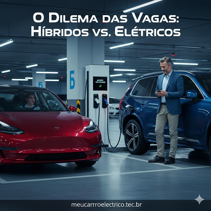 Dilema da recarga de veículos híbridos