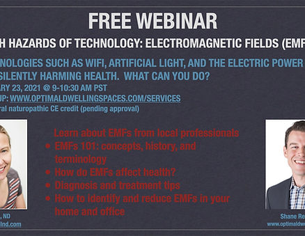 EMF education webinar invite