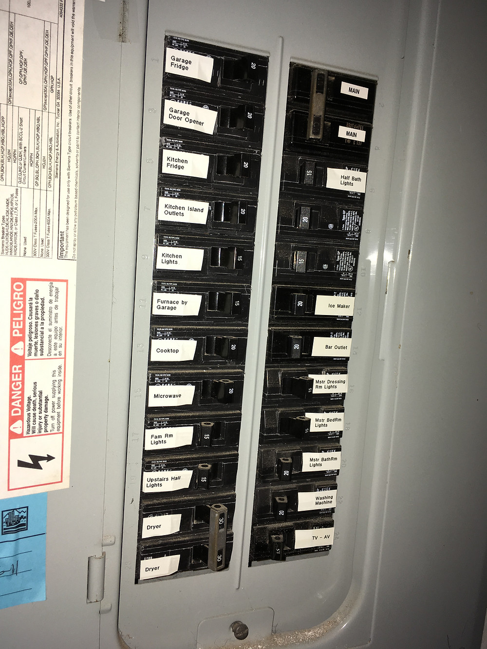 Testing EMF from electrical panel