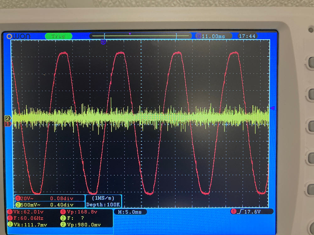 oscilloscope tracing