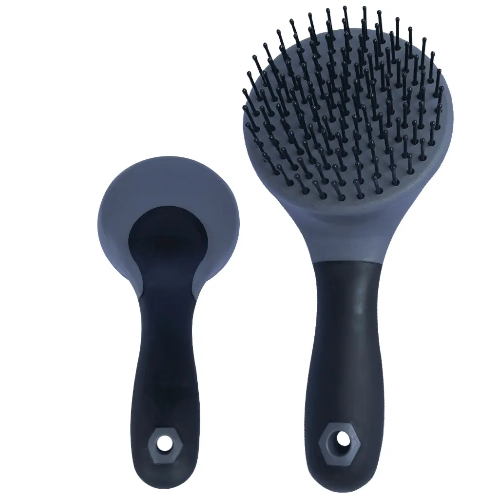 Escova Redonda Para Crina e Rabo de Cavalo - Pró