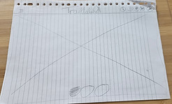 Trailtales - Paper wireframe - Homepage