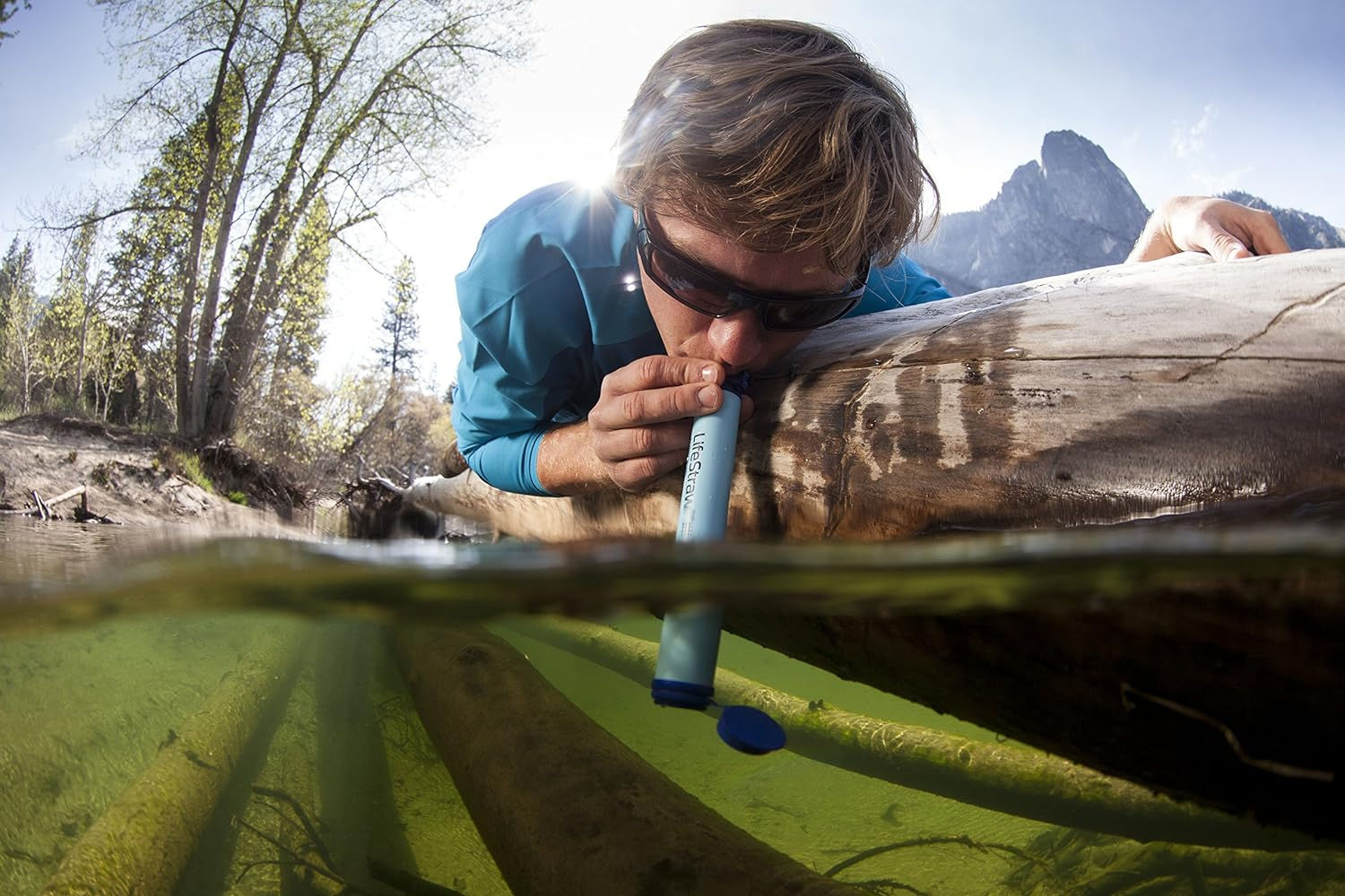 LifeStraw Personal Water Filter for Hiking, Camping, Travel, and Emergency Prep