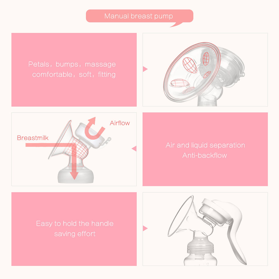 Thumbnail: Silicone Manual Breast Pump for Pregnant Women