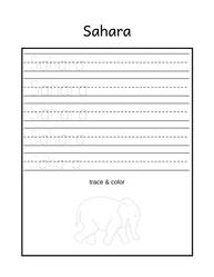 Free name tracing printable