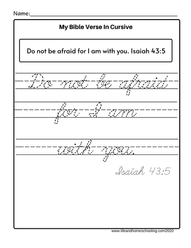 tracing bible verse cursive lifeandhomeschooling