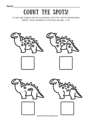 Preschool Counting Worksheets / LifeandHomeschooling